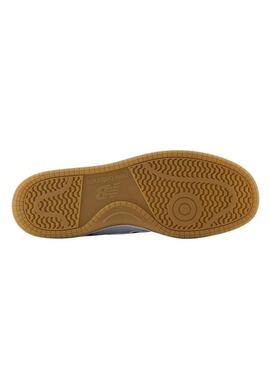 Sneakers New Balance BB480 bianche e malva per uomo.