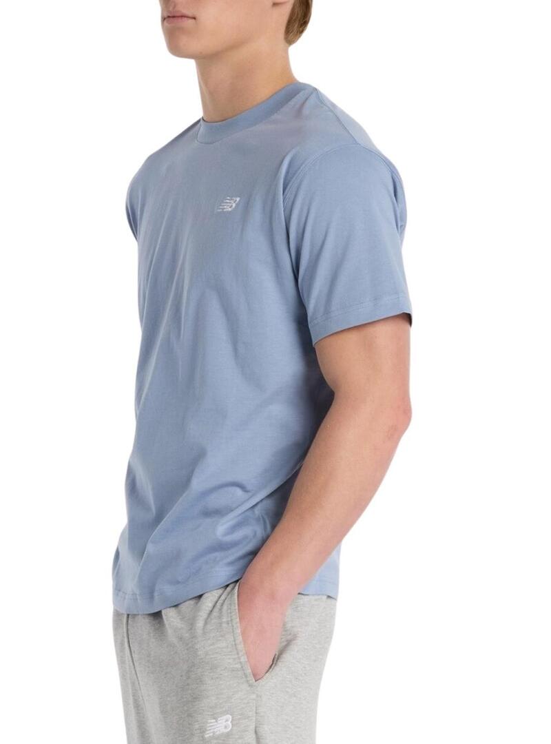 Maglietta New Balance Sport Essentials blu per uomo