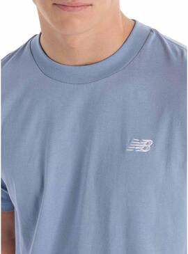 Maglietta New Balance Sport Essentials blu per uomo