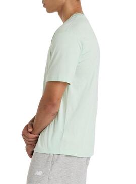 Maglietta New Balance Sport Essentials verde per uomo