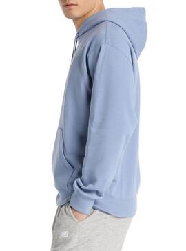 Felpa New Balance Sport Essentials blu per uomo