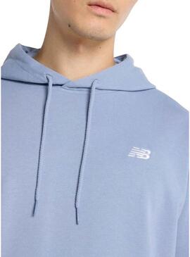 Felpa New Balance Sport Essentials blu per uomo