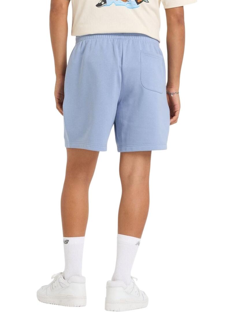 Bermuda New Balance Sport Essentials blu per uomo