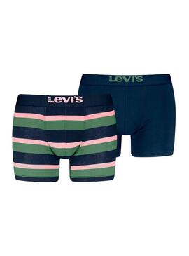 Confezione di boxers  Levis Rugby blu scuro per uomo