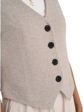 Gilet Only Jayla beige per donna