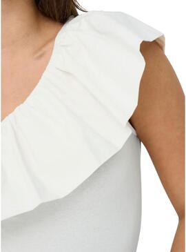  Top Only Soffy bianco da donna 