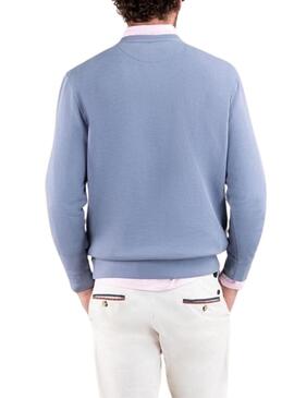 Felpa El Ganso basic blu per uomo