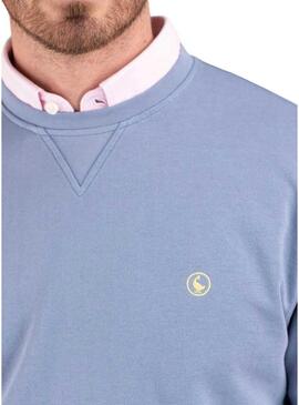 Felpa El Ganso basic blu per uomo