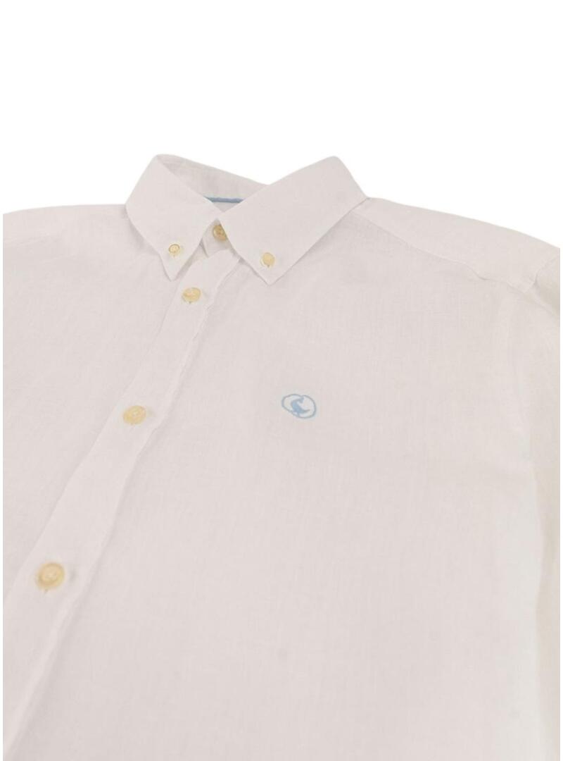 Camicia El Ganso  bianca in lino per uomo
