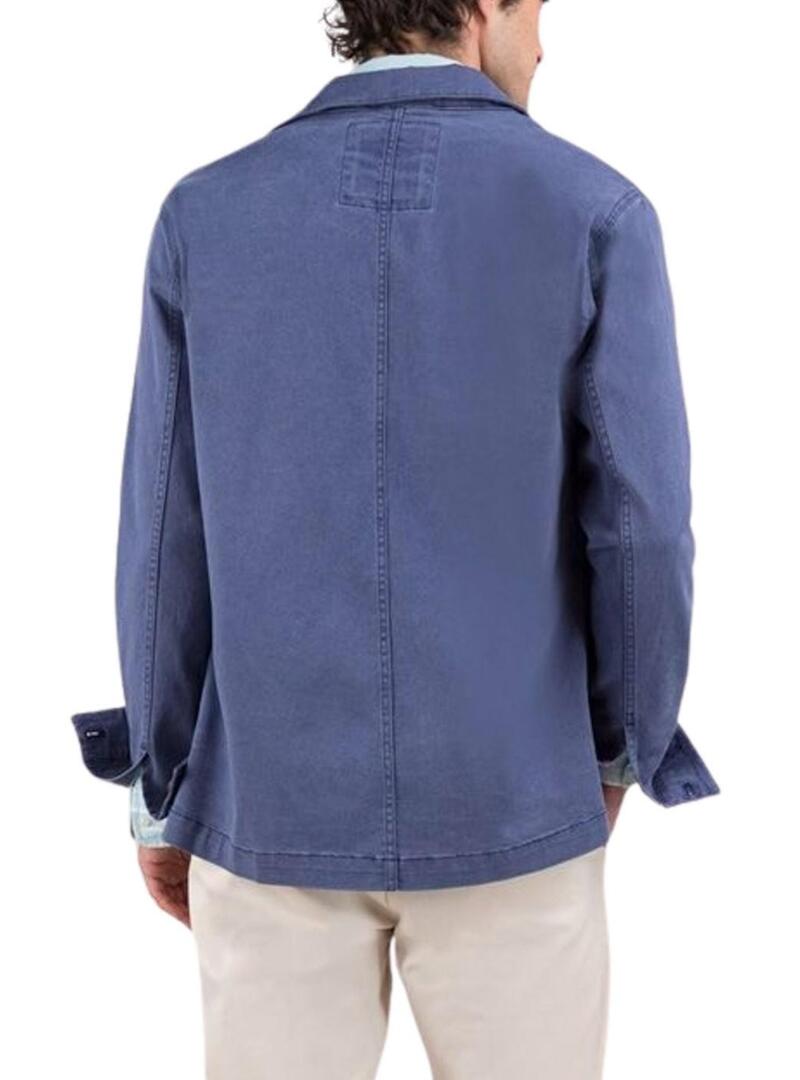 Camicia sovrapposta El Ganso Garment blu navy per uomo