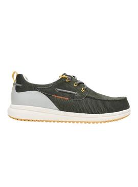 Scarpe da barca Walkin Pitas Bay verdi per uomo