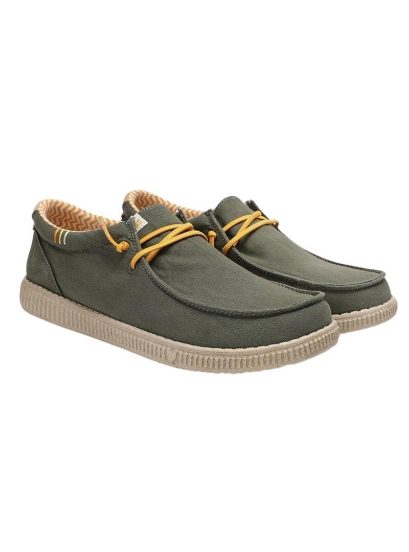 Scarpe Walkin Pitas Wallabi verdi per uomo