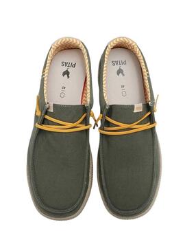 Scarpe Walkin Pitas Wallabi verdi per uomo