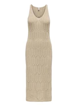 Abito Only Mea beige per donna