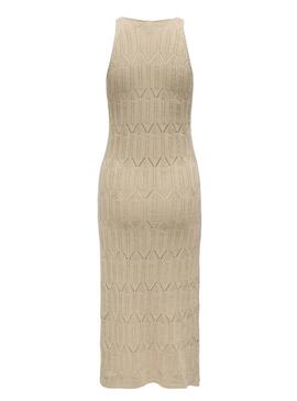 Abito Only Mea beige per donna