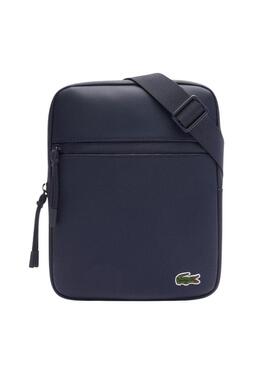 Borsa  Lacoste Borsa Flat  tracolla blu navy da uomo 