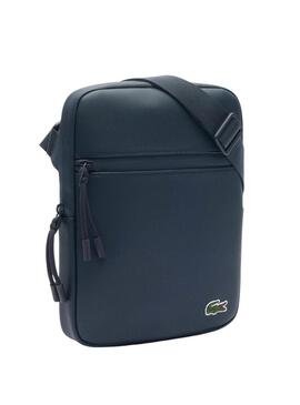 Borsa  Lacoste Borsa Flat  tracolla blu navy da uomo 