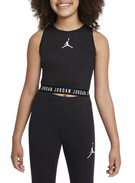 Top Jordan Active nero per ragazza