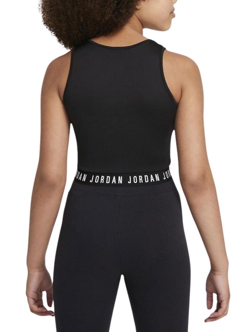 Top Jordan Active nero per ragazza