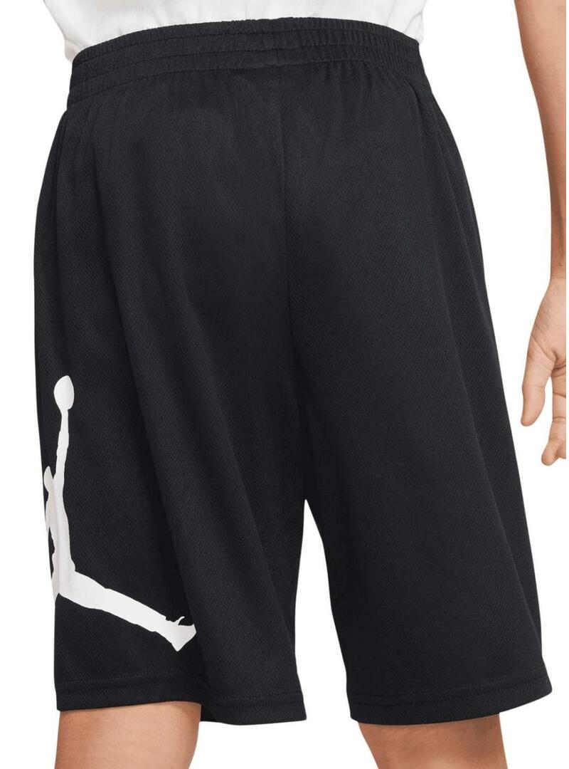 Bermudas Jordan Wrap nero per bambino