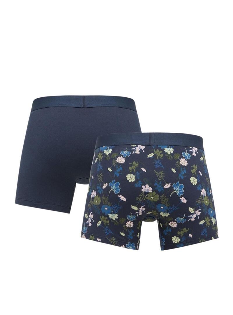  Confezione di boxer Levis Flower blu navy da  uomo 