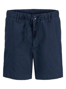 Bermuda Jack and Jones Jaiden blu marino per bambino.