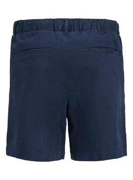 Bermuda Jack and Jones Jaiden blu marino per bambino.