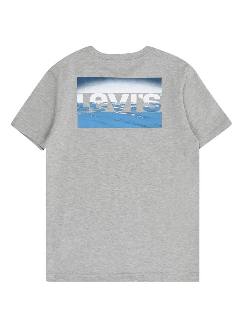 Maglietta Levis New Wave grigia per bambino