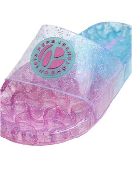 Ciabatte Pepe Jeans Wave Glam glitter per ragazze