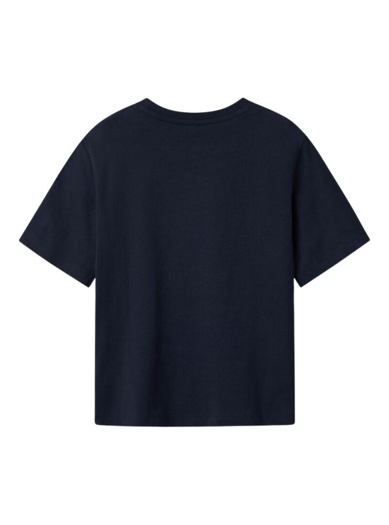 Maglietta Name It Irlan blu navy per bambino.