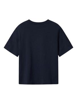 Maglietta Name It Irlan blu navy per bambino.