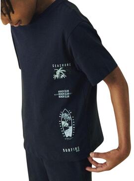 Maglietta Name It Irlan blu navy per bambino.