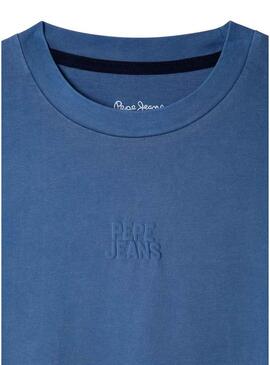 Maglietta Pepe Jeans Charles blu per bambino