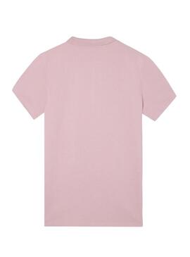 Polo Silbon Classico liscio rosa per uomo