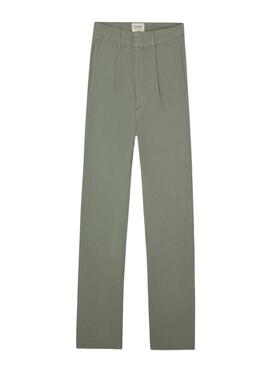 Pantaloni Silbon Sport Chino lisci verdi per uomo