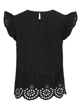 Blouse Vila Vihortensa nera per donna