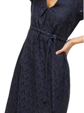 Abito Vila Viamalina blu navy per donna