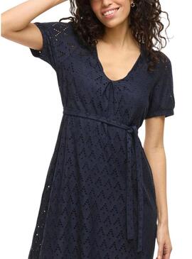 Abito Vila Viamalina blu navy per donna