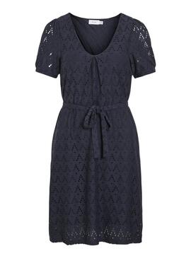 Abito Vila Viamalina blu navy per donna