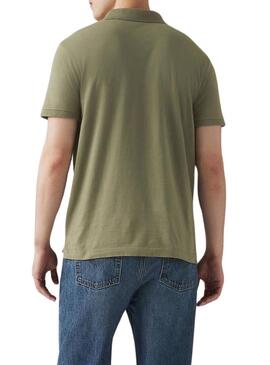 Polo Levis Housemark verde per uomo