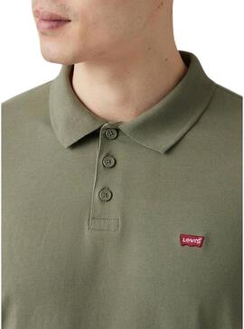 Polo Levis Housemark verde per uomo