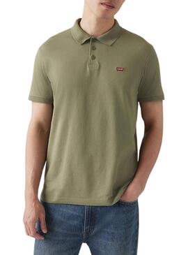 Polo Levis Housemark verde per uomo