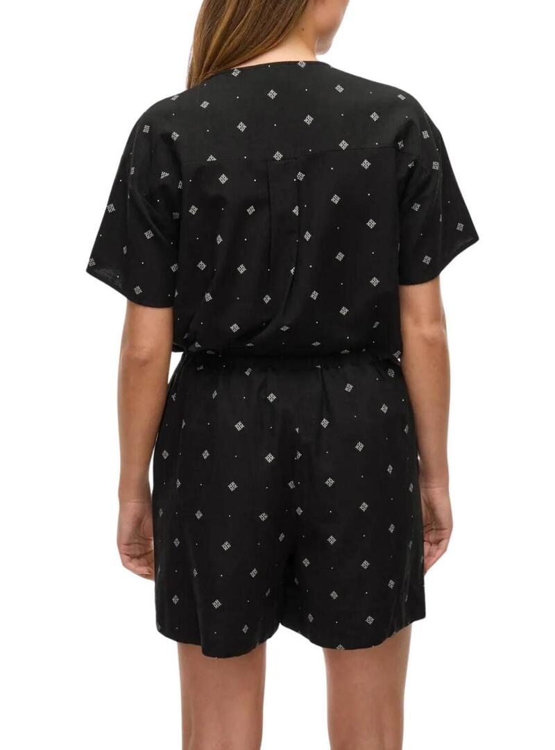 Blusa Vila Viprisilla nera per donna