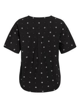Blusa Vila Viprisilla nera per donna
