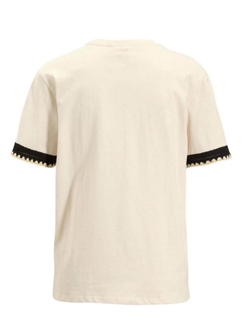 Maglietta Vila Vinajra beige per donna