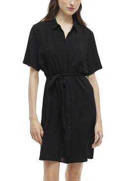 Abito camicia Vila Vijosa nero per donna