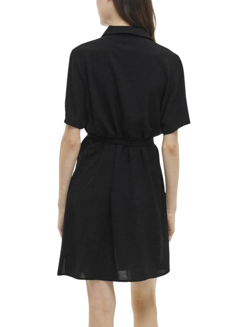 Abito camicia Vila Vijosa nero per donna
