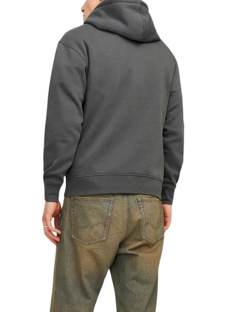 Felpa Jack and Jones Vesterbro grigia per uomo