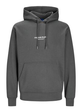 Felpa Jack and Jones Vesterbro grigia per uomo