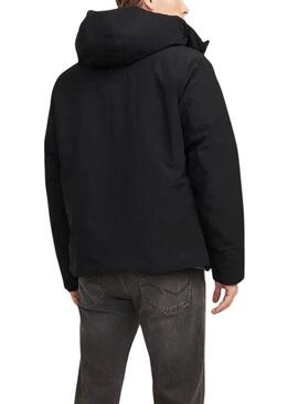 Giacca Jack and Jones Ekeen nera da uomo.